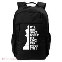 Funny Christian It's Not Over While MY King Jesus Can Move Still Backpack thumb 0