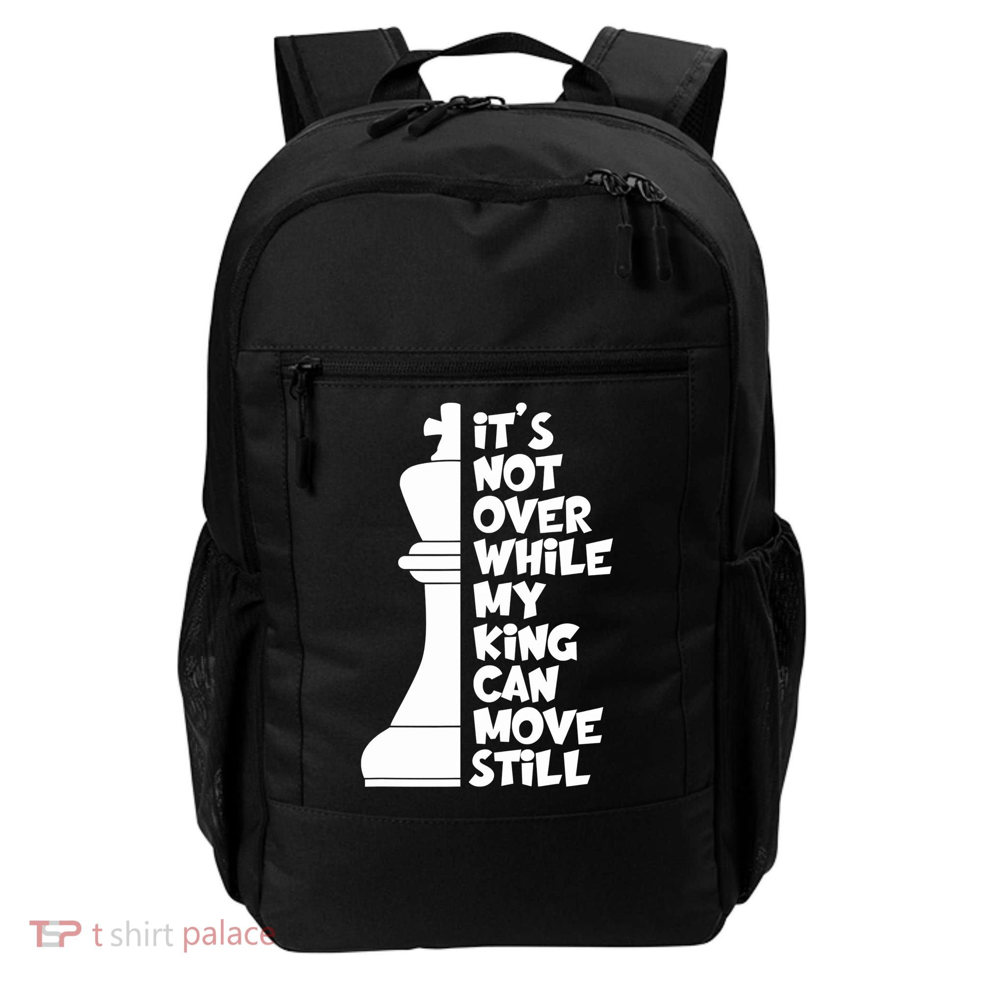 Funny Christian It's Not Over While MY King Jesus Can Move Still Backpack