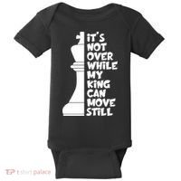 Funny Christian It's Not Over While MY King Jesus Can Move Still Baby Bodysuit thumb 0