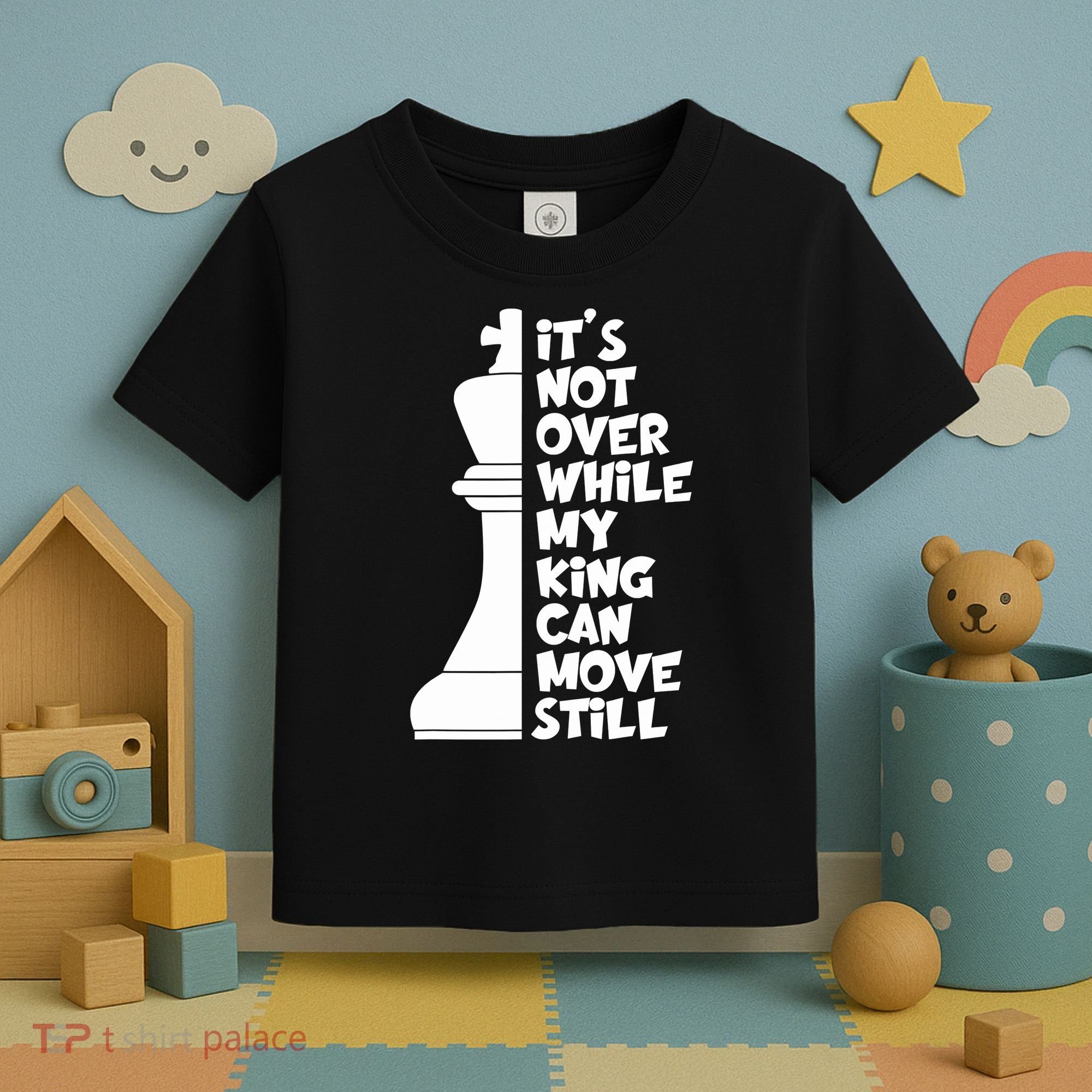 Funny Christian It's Not Over While MY King Jesus Can Move Still Toddler T-Shirt
