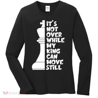 Funny Christian It's Not Over While MY King Jesus Can Move Still Women's Long Sleeve Shirt