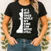 Funny Christian It's Not Over While MY King Jesus Can Move Still Women's T-Shirt thumb 2