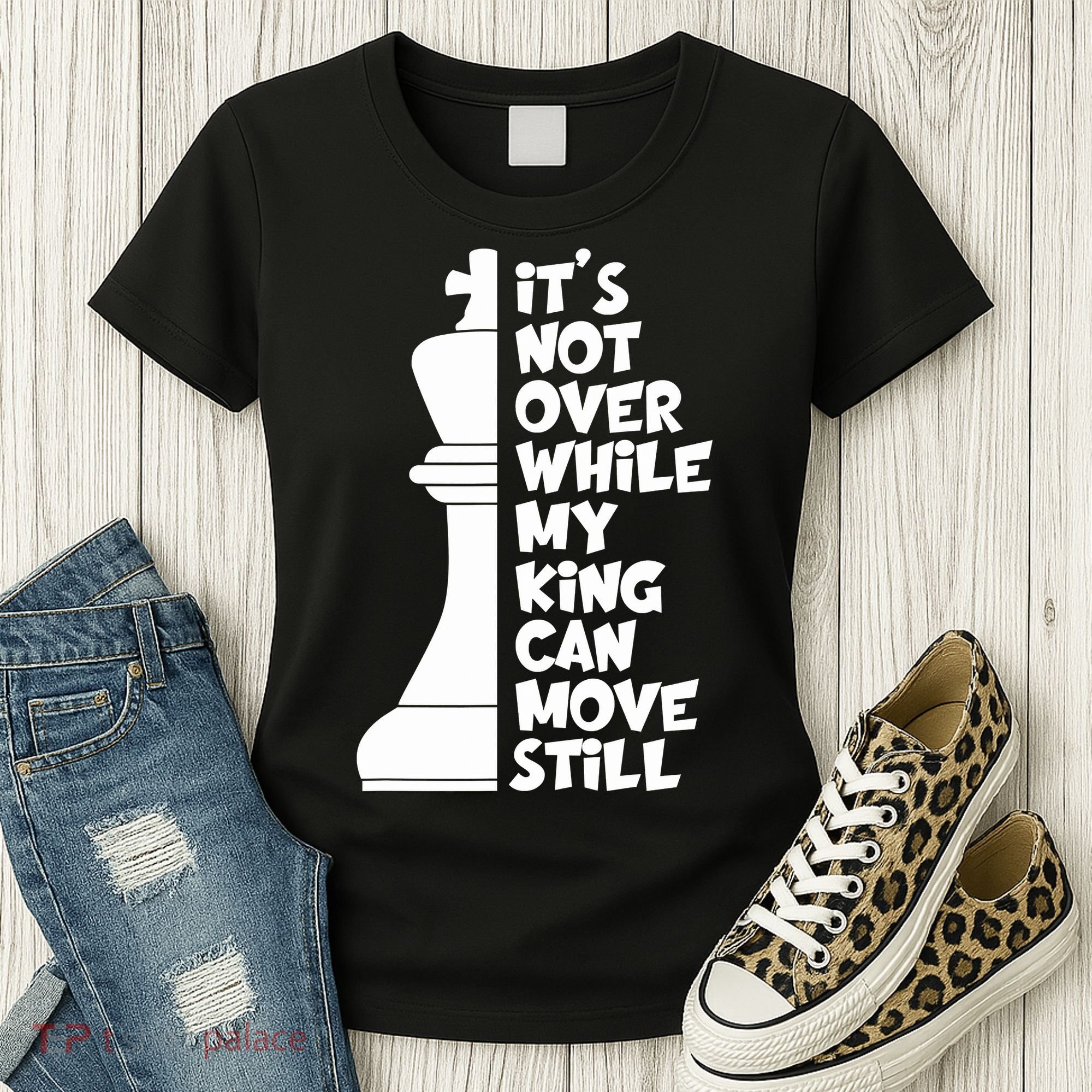 Funny Christian It's Not Over While MY King Jesus Can Move Still Women's T-Shirt