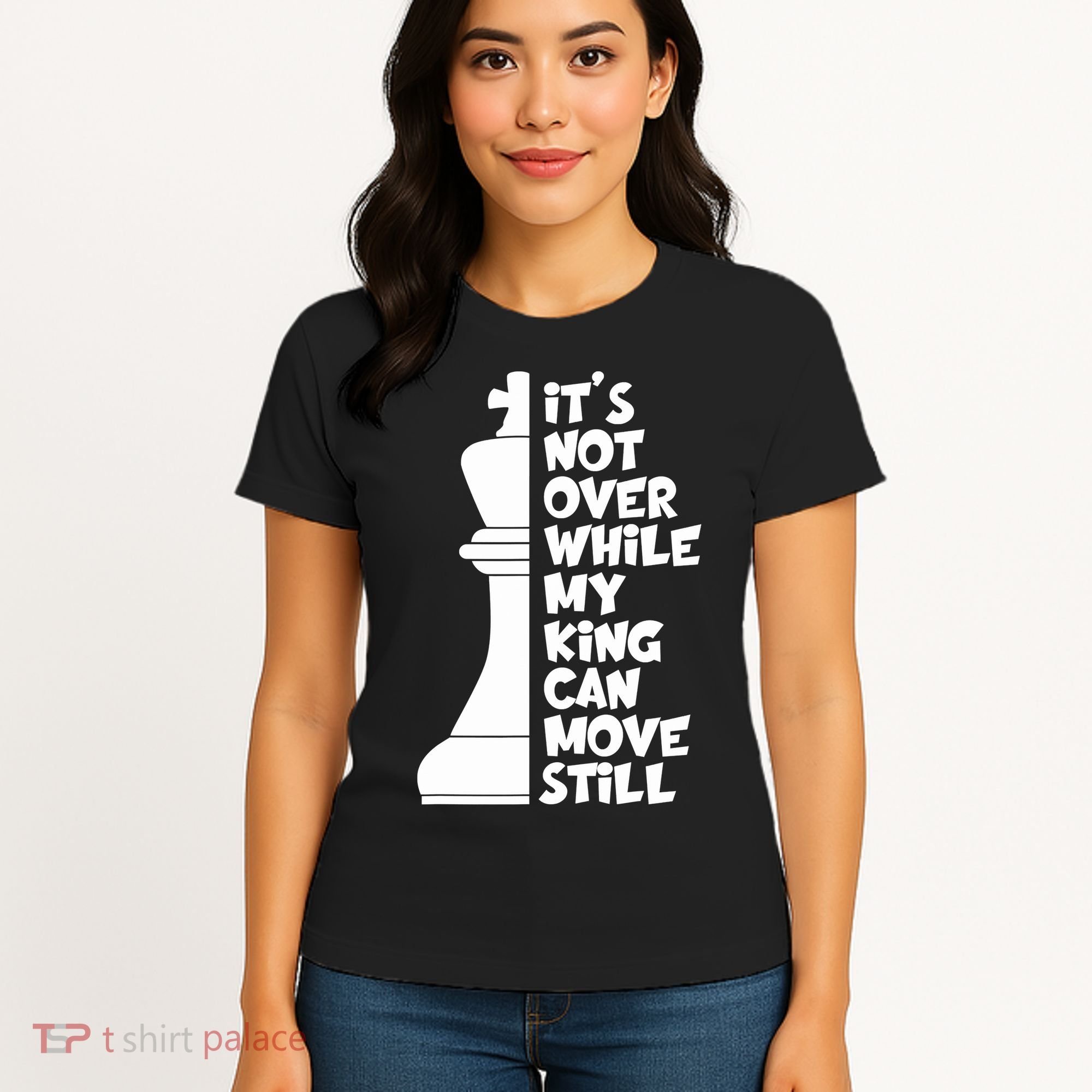 Funny Christian It's Not Over While MY King Jesus Can Move Still Women's T-Shirt