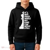 Funny Christian It's Not Over While MY King Jesus Can Move Still Kids Hoodie thumb 4