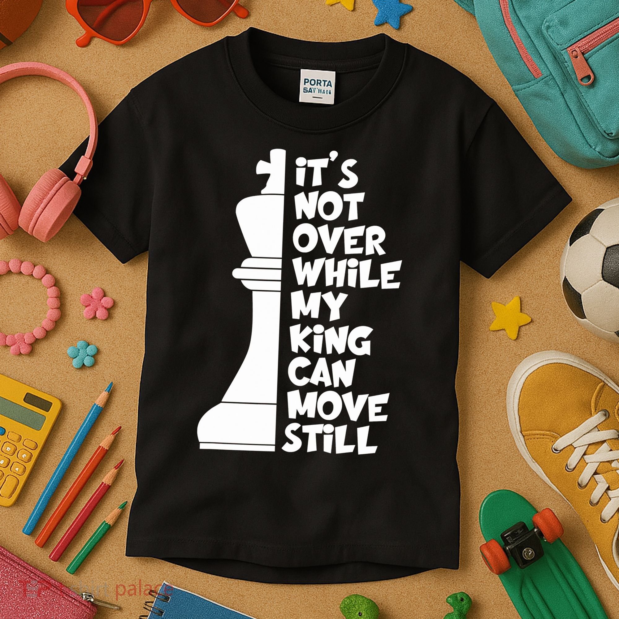 Funny Christian It's Not Over While MY King Jesus Can Move Still Kids T-Shirt