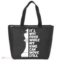 Funny Christian It's Not Over While MY King Jesus Can Move Still Tote Bag thumb 0