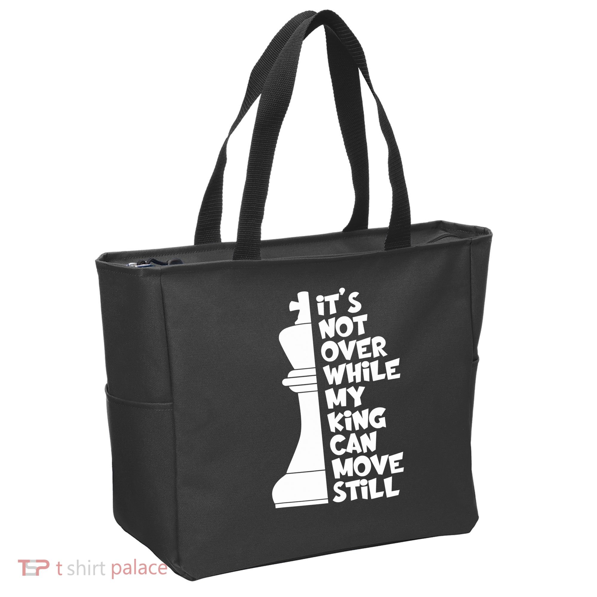 Funny Christian It's Not Over While MY King Jesus Can Move Still Tote Bag