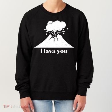 Funny Cute I Lava You Volcano Women's Sweatshirt