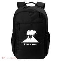 Funny Cute I Lava You Volcano Backpack thumb 0