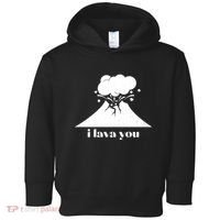 Funny Cute I Lava You Volcano Toddler Hoodie thumb 0