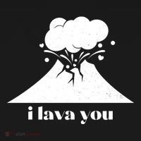Funny Cute I Lava You Volcano Tote Bag thumb 4