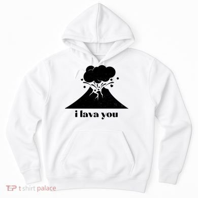 Funny Cute I Lava You Volcano Hoodie