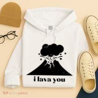 Funny Cute I Lava You Volcano Hoodie thumb 4