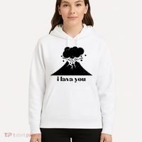 Funny Cute I Lava You Volcano Hoodie thumb 5