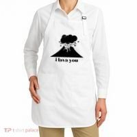 Funny Cute I Lava You Volcano Apron thumb 2