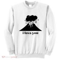 Funny Cute I Lava You Volcano Sweatshirt thumb 0