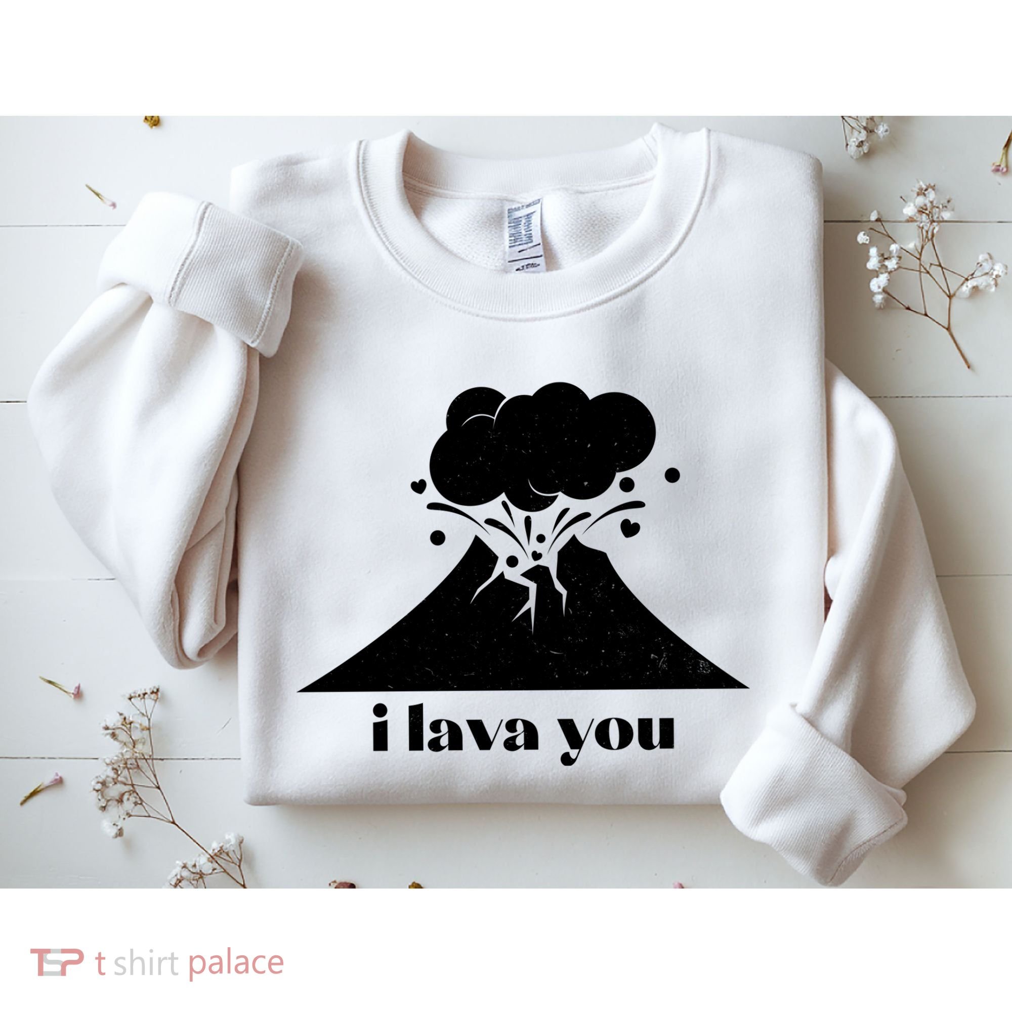 Funny Cute I Lava You Volcano Sweatshirt