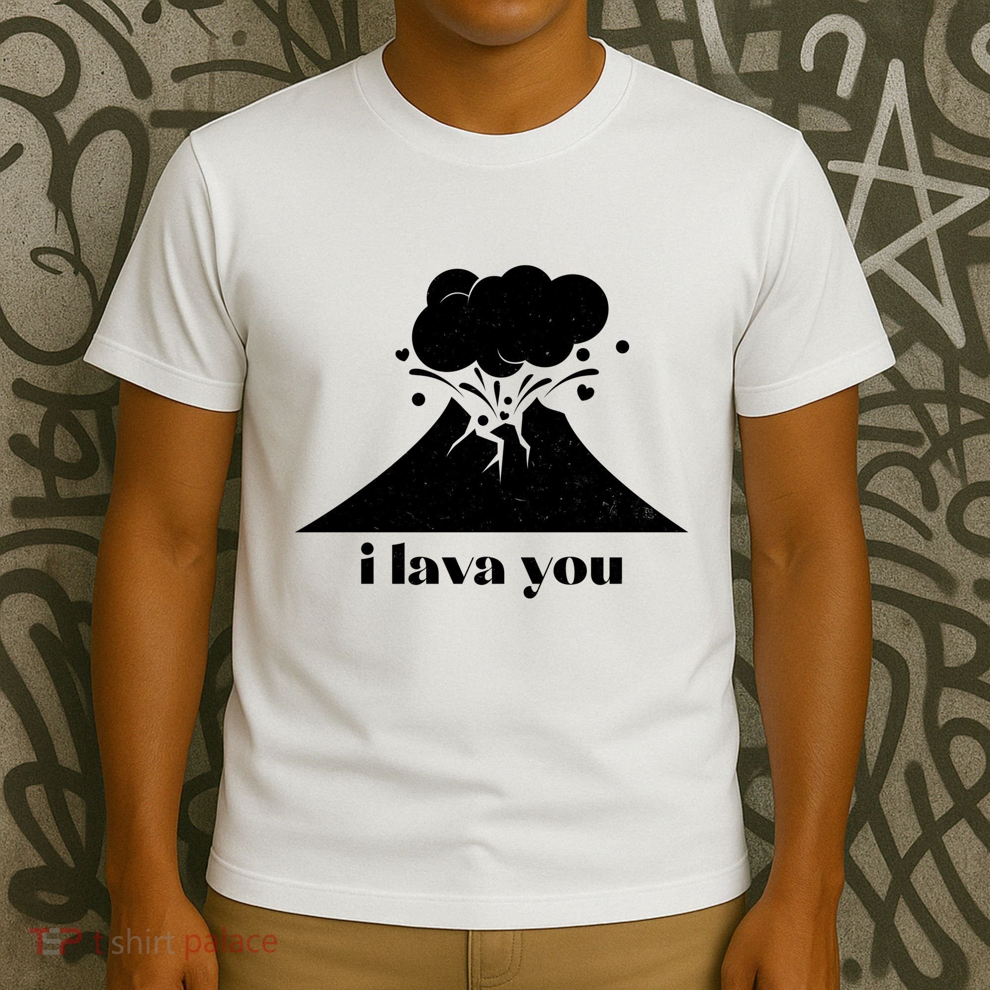 Funny Cute I Lava You Volcano T-Shirt