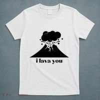 Funny Cute I Lava You Volcano T-Shirt thumb 5