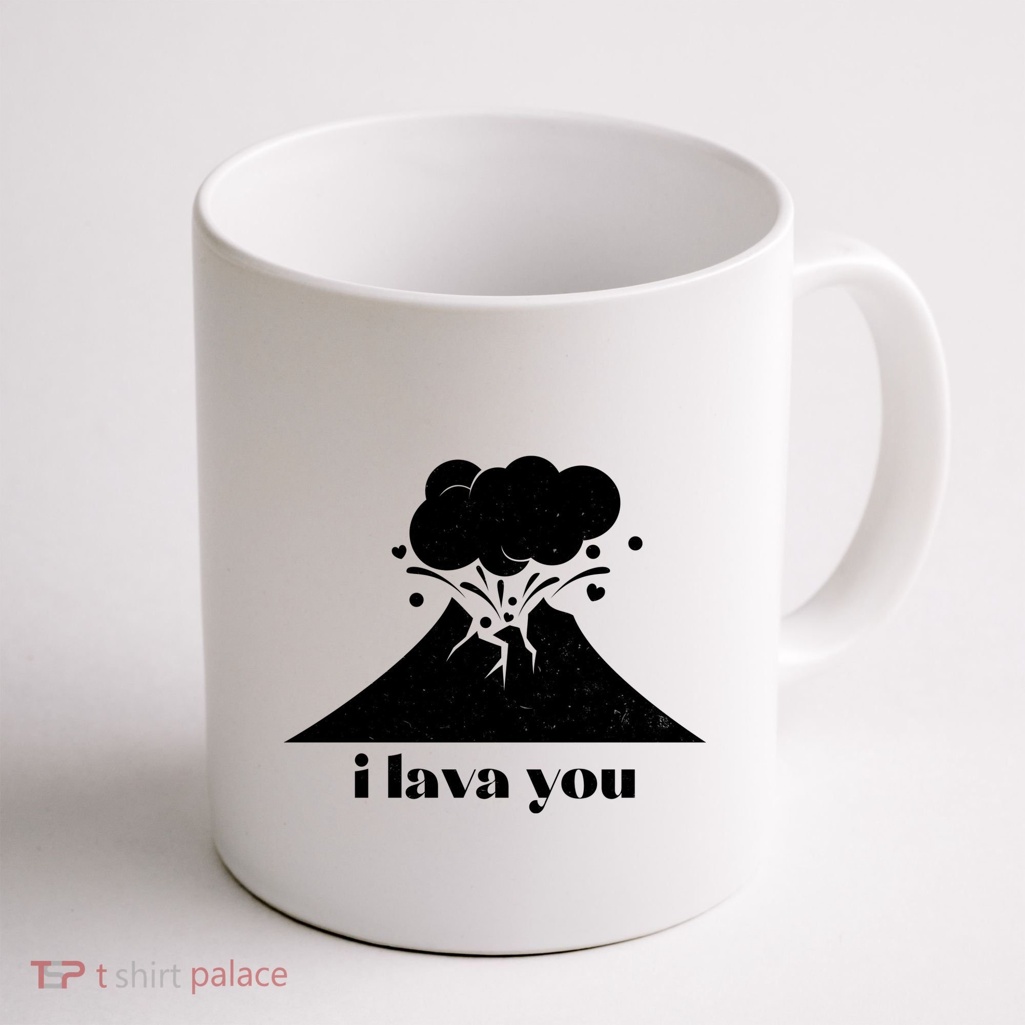 Funny Cute I Lava You Volcano Coffee Mug