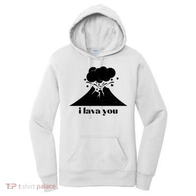 Funny Cute I Lava You Volcano Women's Hoodie