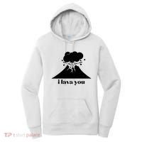 Funny Cute I Lava You Volcano Women's Hoodie thumb 0