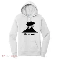 Funny Cute I Lava You Volcano Women's Hoodie thumb 0