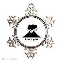 Funny Cute I Lava You Volcano Ornament thumb 0