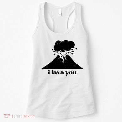 Funny Cute I Lava You Volcano Women's Tank Top