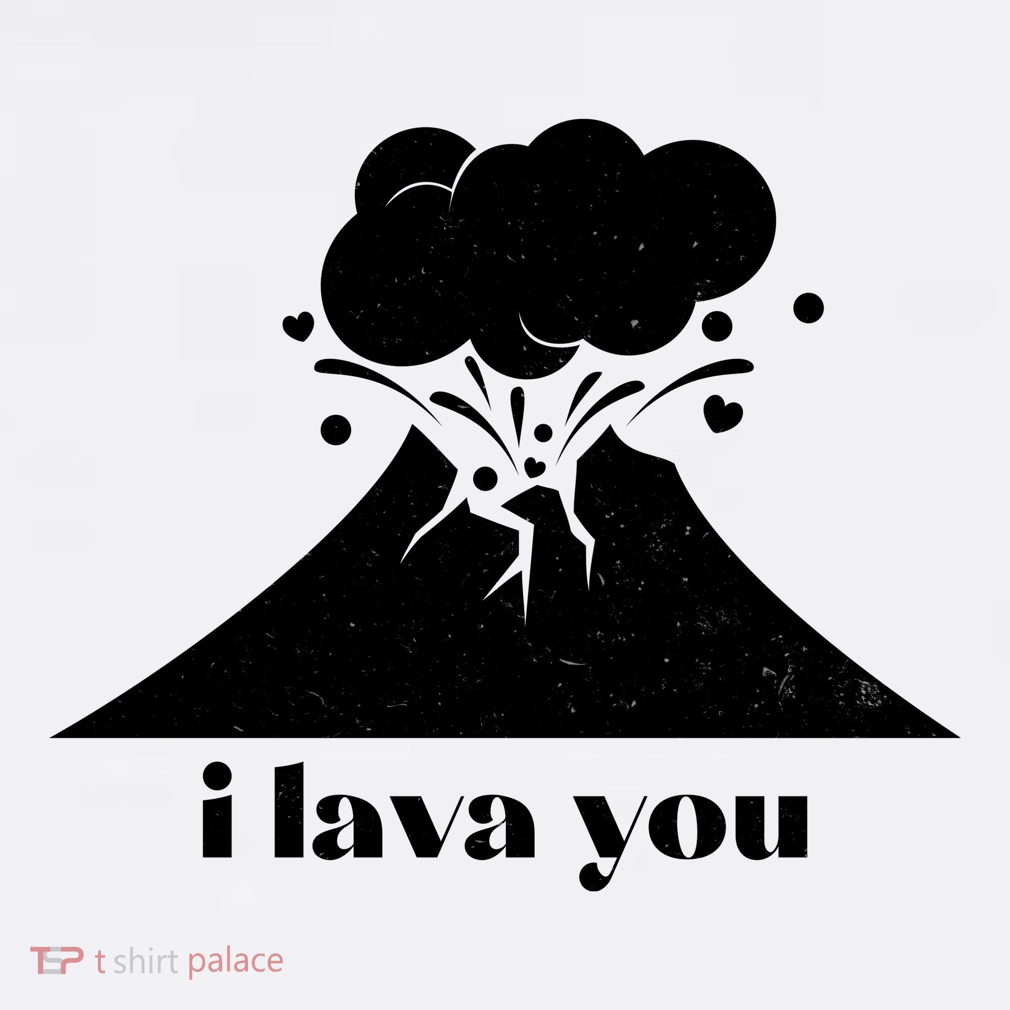 Funny Cute I Lava You Volcano Baby Bodysuit