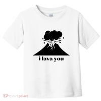 Funny Cute I Lava You Volcano Toddler T-Shirt thumb 0