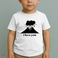 Funny Cute I Lava You Volcano Toddler T-Shirt thumb 2