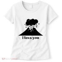 Funny Cute I Lava You Volcano Women's T-Shirt thumb 0