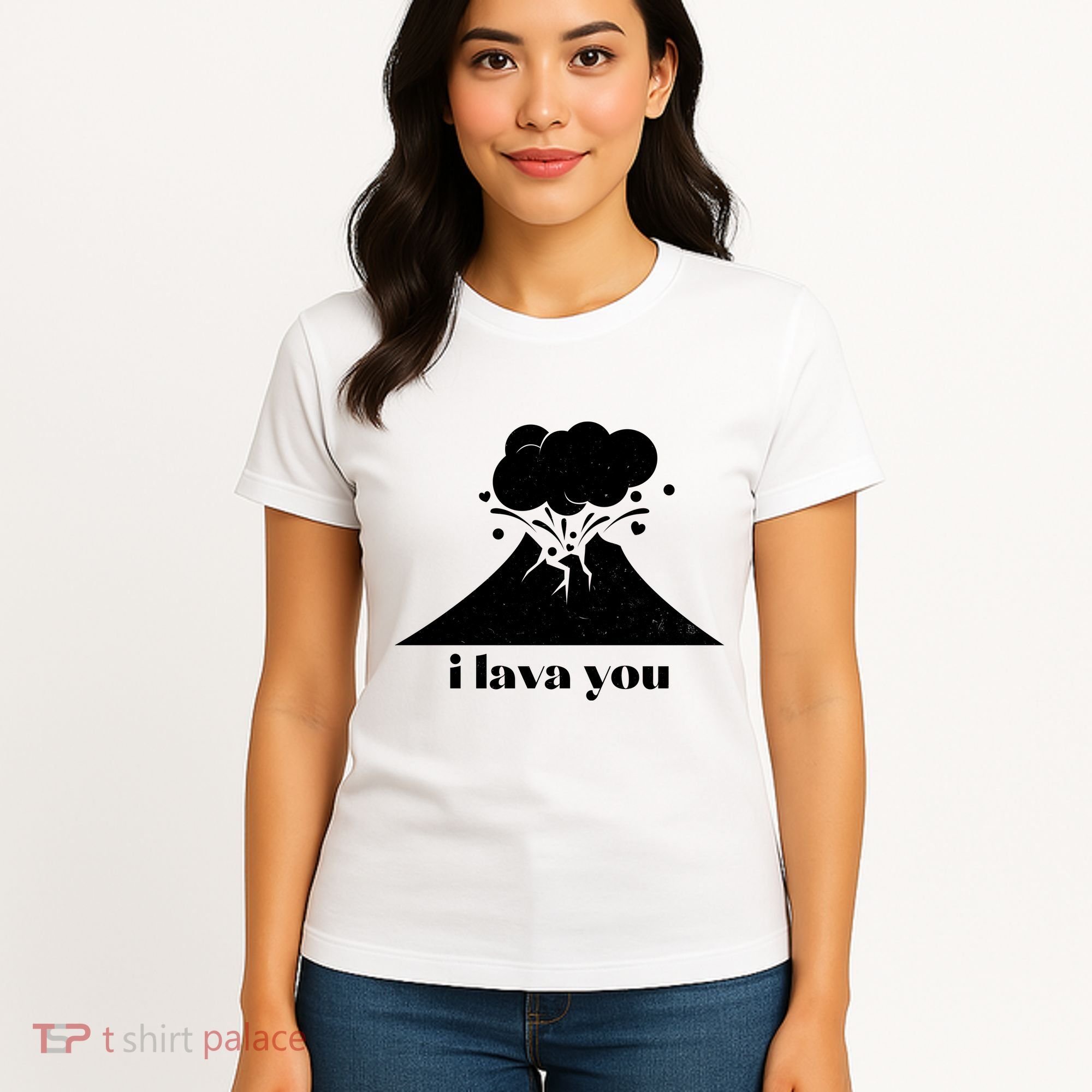 Funny Cute I Lava You Volcano Women's T-Shirt