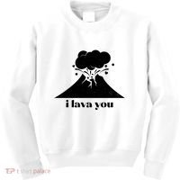 Funny Cute I Lava You Volcano Kids Sweatshirt thumb 0