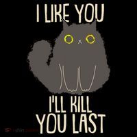 Funny Cat I Like You I'll Kill You Last Women's Hoodie thumb 2