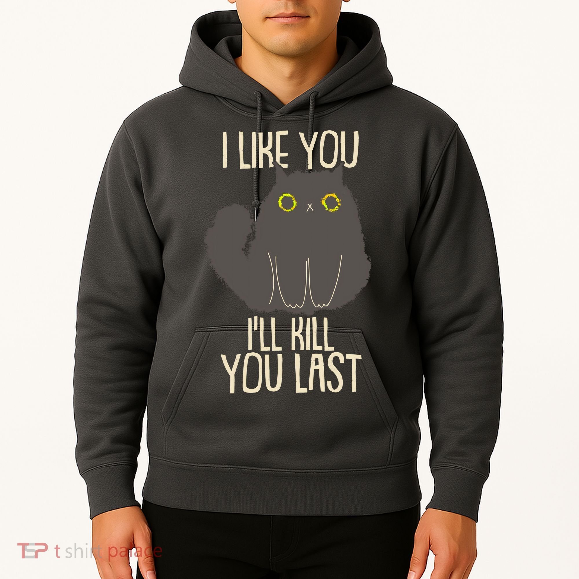 Funny Cat I Like You I'll Kill You Last Hoodie