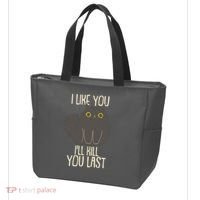 Funny Cat I Like You I'll Kill You Last Tote Bag thumb 3
