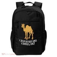 Funny Camels I Just Really Like Camels Ok Funny Camel Gift Cute Gift Backpack thumb 0