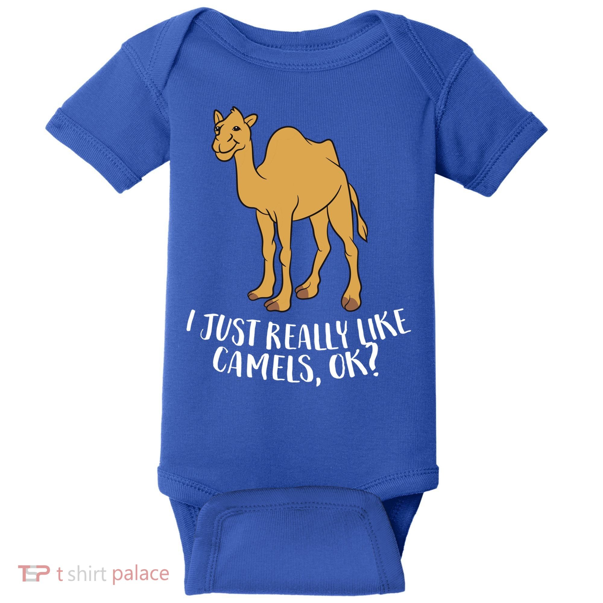 Funny Camels I Just Really Like Camels Ok Funny Camel Gift Cute Gift Baby Bodysuit