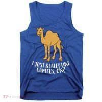 Funny Camels I Just Really Like Camels Ok Funny Camel Gift Cute Gift Tank Top thumb 0