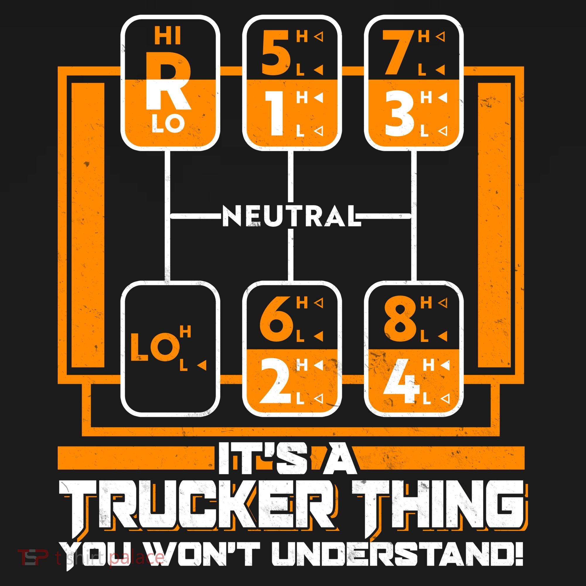 Funny Cool It's A Trucker Thing You Won't Understand 18 Speed Shift Apron