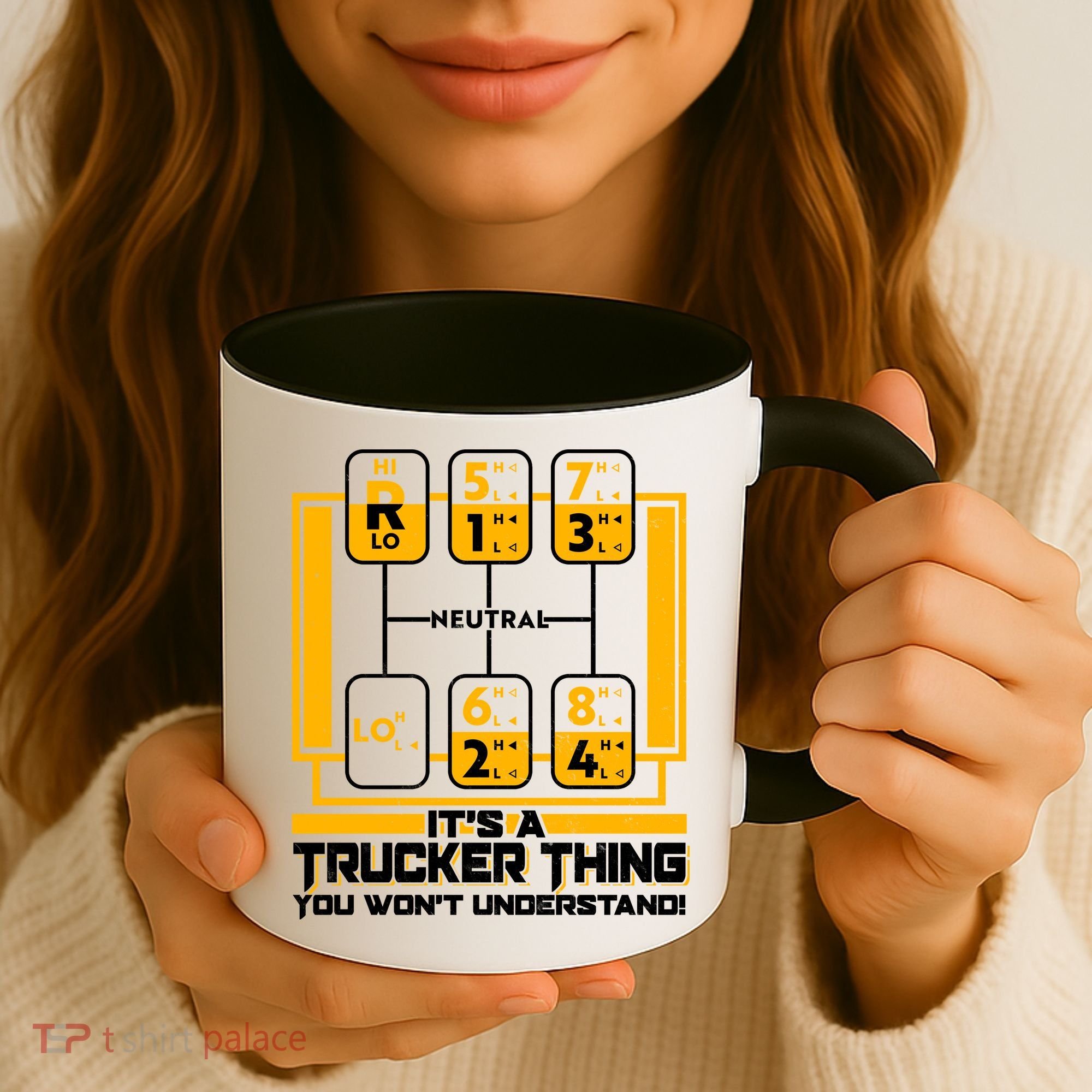 Funny Cool It's A Trucker Thing You Won't Understand 18 Speed Shift Coffee Mug