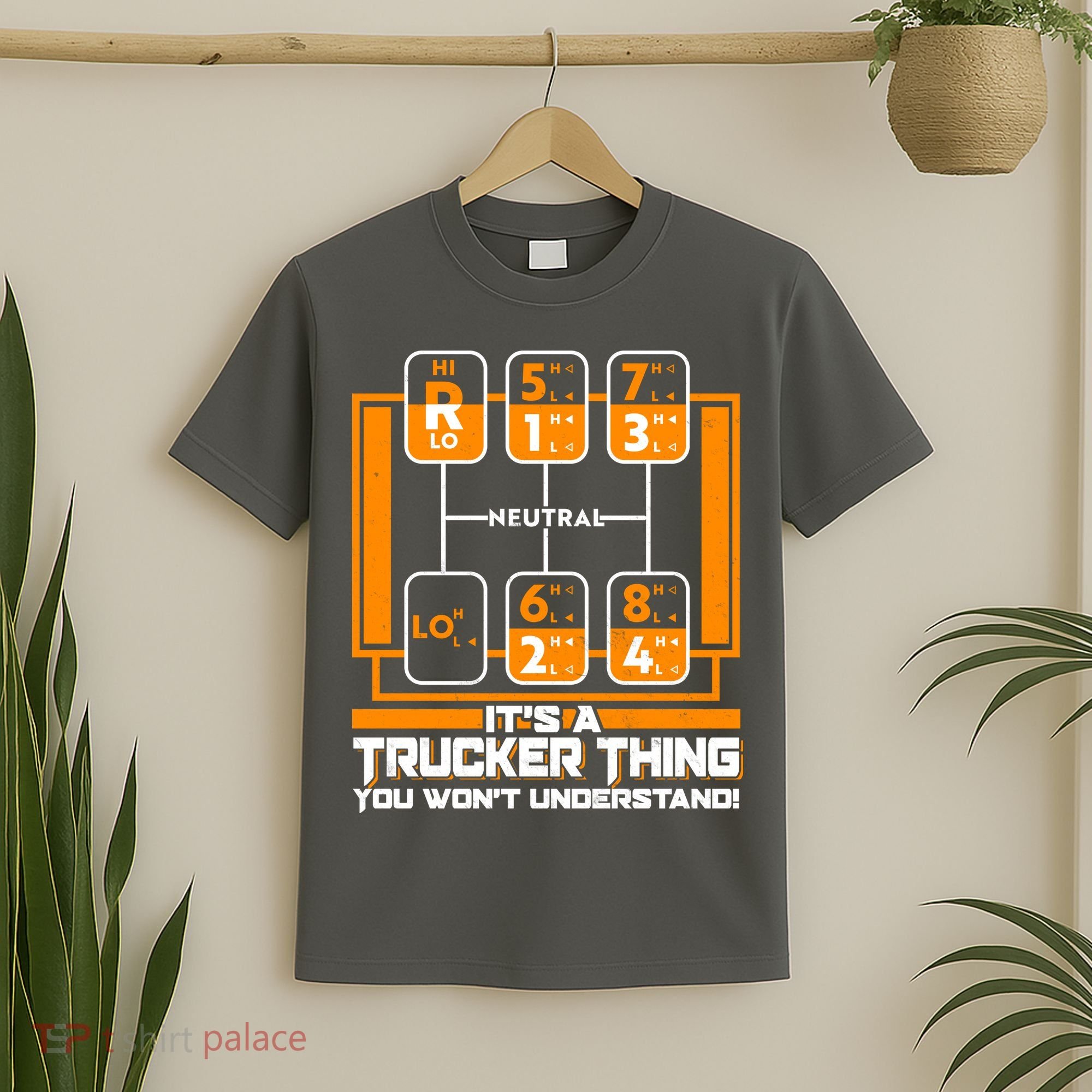 Funny Cool It's A Trucker Thing You Won't Understand 18 Speed Shift T-Shirt