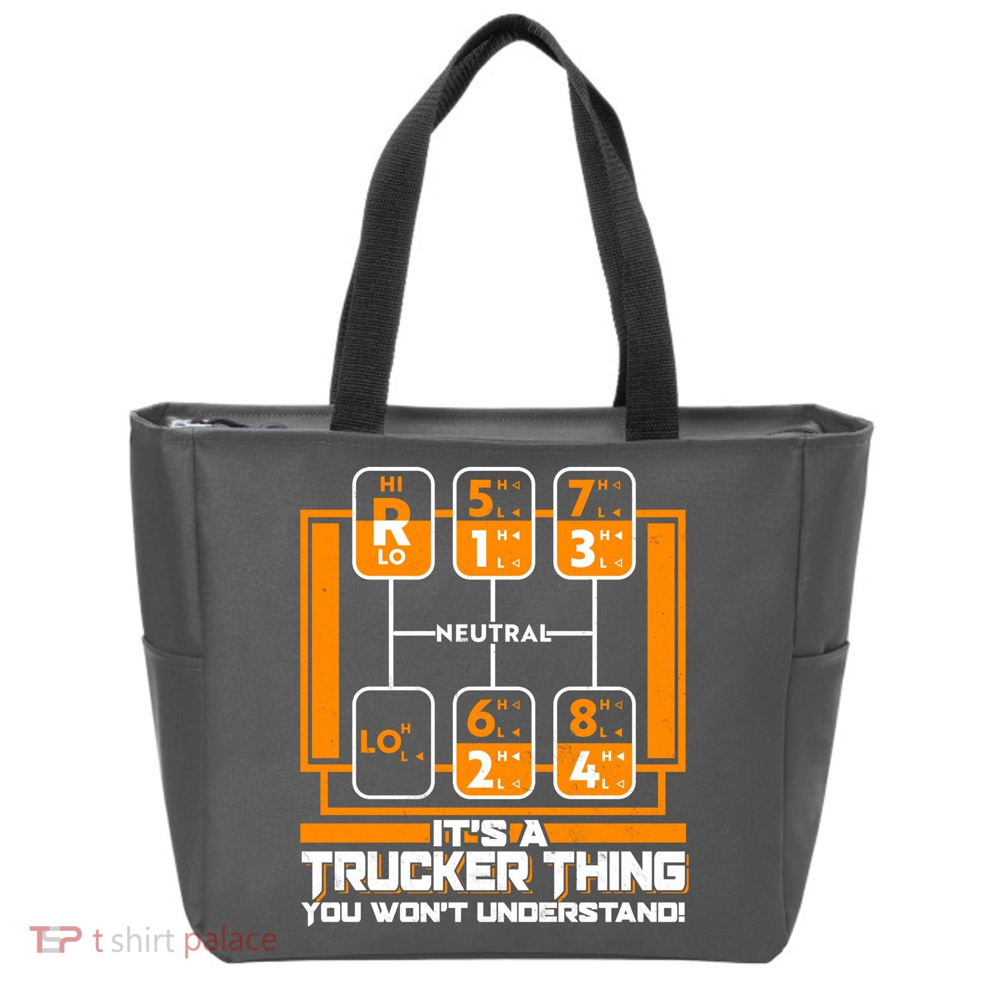 Funny Cool It's A Trucker Thing You Won't Understand 18 Speed Shift Tote Bag