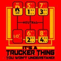 Funny Cool It's A Trucker Thing You Won't Understand 18 Speed Shift Santa Hat thumb 1