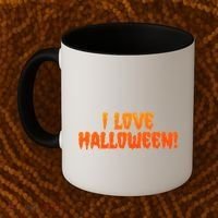 Funny Creepy I Love Halloween Coffee Mug thumb 2