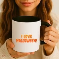 Funny Creepy I Love Halloween Coffee Mug thumb 3