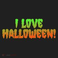Funny Creepy I Love Halloween Beanie thumb 2
